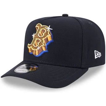 Cappellino snapback blu navy curva 9FIFTY A Frame Emblem dei Boston Red Sox MLB di New Era