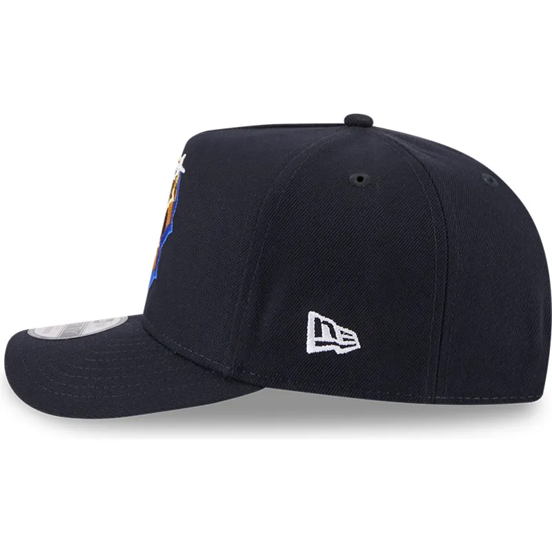cappellino-curvo-blu-marino-snapback-9fifty-a-frame-emblem-di-boston-red-sox-mlb-di-new-era