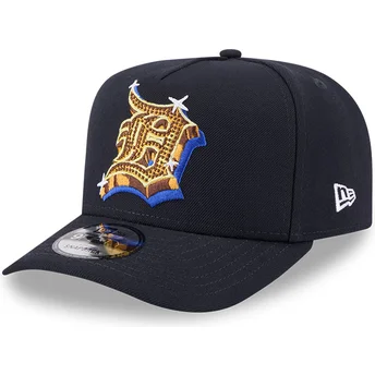 Cappellino snapback blu navy 9FIFTY A Frame Emblem dei Detroit Tigers MLB di New Era