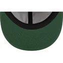 cappello-piatto-marrone-e-blu-navy-regolabile-9fifty-retro-crown-wool-pinstripe-di-boston-red-sox-mlb-di-new-era