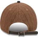 cappellino-curvo-marrone-e-nero-regolabile-9twenty-a-frame-wool-pinstripe-di-chicago-white-sox-mlb-di-new-era