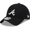 cappellino-curvo-nero-regolabile-9twenty-merino-wool-degli-atlanta-braves-mlb-di-new-era