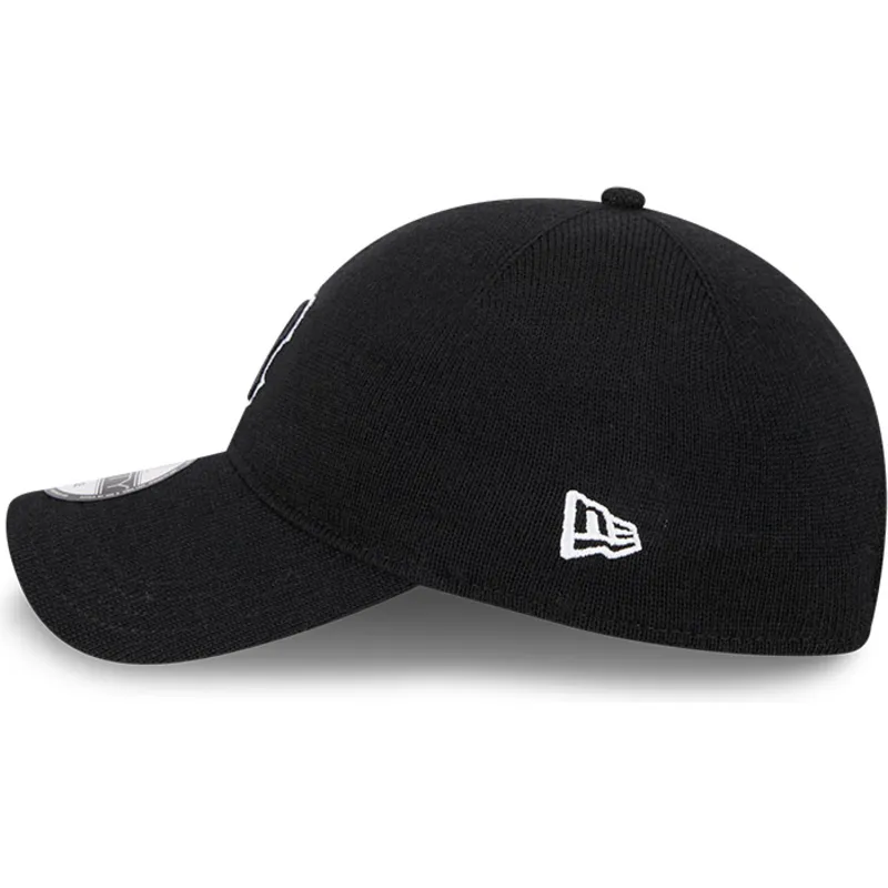 cappellino-curvo-nero-regolabile-9twenty-merino-wool-di-boston-red-sox-mlb-di-new-era