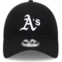 cappellino-curvo-nero-regolabile-9twenty-merino-wool-di-oakland-athletics-mlb-di-new-era