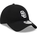 cappellino-curvo-nero-regolabile-9twenty-merino-wool-di-san-diego-padres-mlb-di-new-era