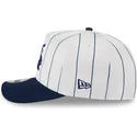 cappello-curvo-bianco-e-blu-navy-snapback-9fifty-a-frame-satin-pinstripe-dei-chicago-white-sox-mlb-di-new-era