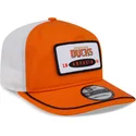 cappellino-curvo-arancione-e-bianco-snapback-19twenty-con-patch-ricamata-dei-anaheim-ducks-nhl-di-new-era