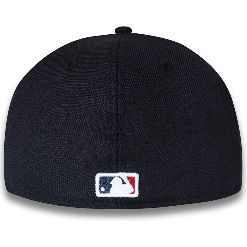 cappello-piatto-blu-navy-chiuso-59fifty-world-series-2009-side-patch-dei-new-york-yankees-mlb-di-new-era
