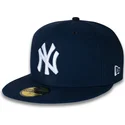 cappello-piatto-blu-navy-regolato-59fifty-subway-series-dei-new-york-yankees-mlb-di-new-era