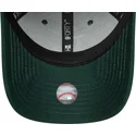 cappellino-con-visiera-curva-verde-regolabile-9forty-visor-script-dei-los-angeles-dodgers-mlb-di-new-era