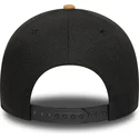 cappellino-curvo-nero-e-marrone-snapback-9forty-e-frame-suede-visor-di-new-york-yankees-mlb-di-new-era
