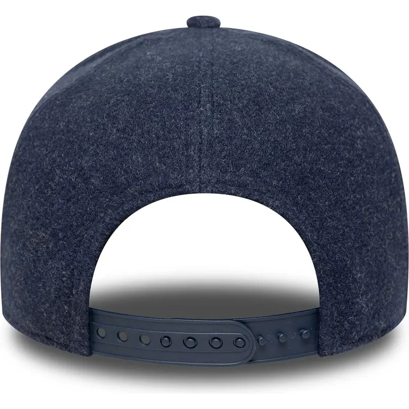 cappellino-visiera-curva-blu-marino-snapback-con-logo-blu-marino-9forty-e-frame-melton-di-los-angeles-dodgers-mlb-di-new-era