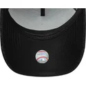 cappellino-curvo-nero-snapback-con-logo-nero-9forty-e-frame-melton-di-new-york-yankees-mlb-di-new-era