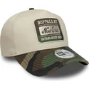 cappellino-beige-e-mimetico-snapback-9forty-e-frame-camo-patch-di-new-era