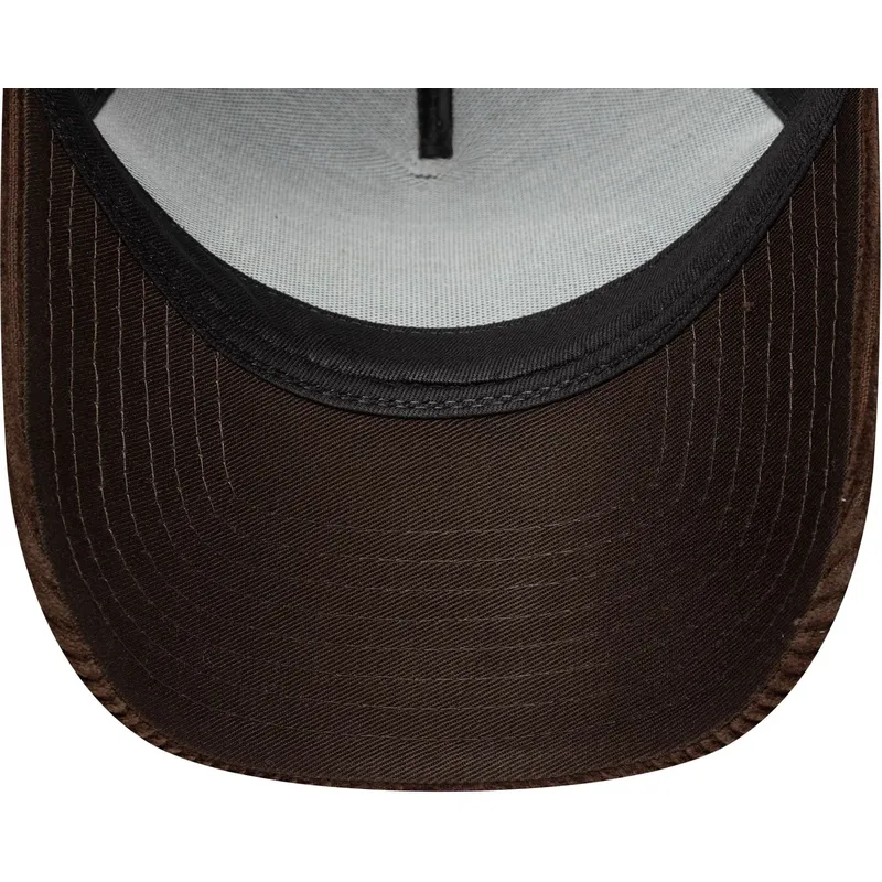 cappellino-curvo-marrone-snapback-9forty-e-frame-patch-cord-di-new-era