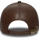 cappellino-curvo-marrone-regolabile-9forty-e-frame-img-leather-dei-new-york-yankees-mlb-di-new-era