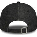 cappellino-curvo-nero-regolabile-da-donna-9forty-sequin-denim-dei-los-angeles-dodgers-mlb-di-new-era