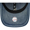 cappellino-curvo-blu-regolabile-da-donna-9twenty-denim-dei-los-angeles-dodgers-mlb-di-new-era