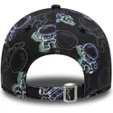 cappellino-curvo-nero-regolabile-per-bambino-9forty-space-all-over-print-di-new-era