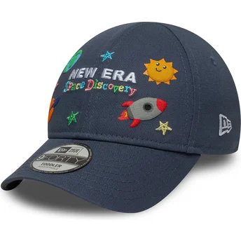 Cappellino curvo blu regolabile per bambino 9FORTY Space Icon di New Era