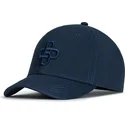 cappellino-curvo-blu-navy-regolabile-con-logo-blu-navy-baseball-peach-obl055-di-oblack