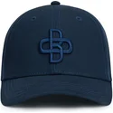 cappellino-curvo-blu-navy-regolabile-con-logo-blu-navy-baseball-peach-obl055-di-oblack