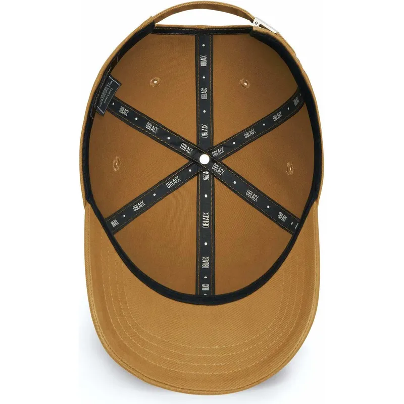 cappellino-curvo-marrone-chiaro-regolabile-baseball-peach-obl058-di-oblack