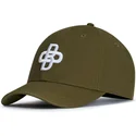 gorra-curva-verde-regolabile-baseball-peach-obl051-di-oblack