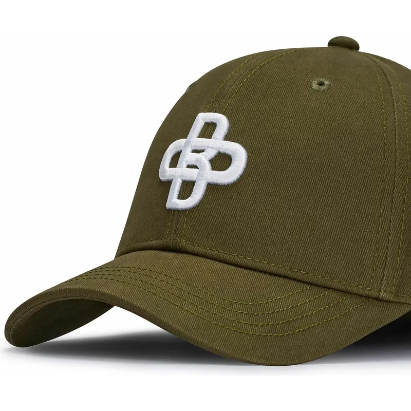 cappellino-curvo-verde-regolabile-baseball-peach-obl051-di-oblack