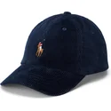 cappellino-curvo-blu-navy-regolabile-classic-sport-corduroy-di-polo-ralph-lauren