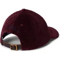 cappellino-curvo-granata-regolabile-classic-sport-corduroy-di-polo-ralph-lauren