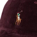 cappellino-curvo-granata-regolabile-classic-sport-corduroy-di-polo-ralph-lauren