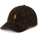 cappellino-curvo-marrone-scuro-regolabile-classic-sport-corduroy-di-polo-ralph-lauren