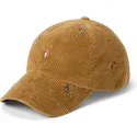 cappellino-curvo-marrone-regolabile-classic-sport-duck-corduroy-di-polo-ralph-lauren