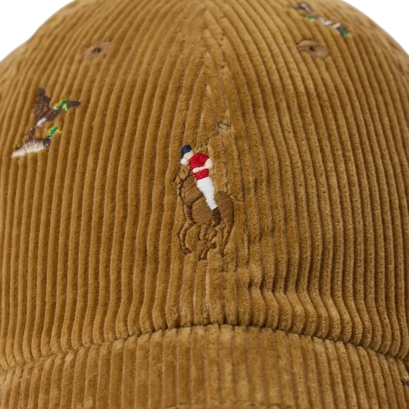 cappellino-curvo-marrone-regolabile-classic-sport-duck-corduroy-di-polo-ralph-lauren