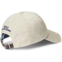 cappelli-curva-beige-cinghia-regolabile-di-polo-ralph-lauren