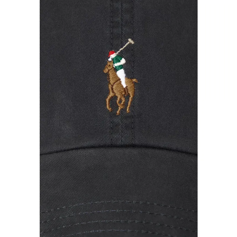 cappellino-curvo-nero-regolabile-classic-sport-stretch-cotton-twill-di-polo-ralph-lauren