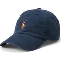 cappellino-curvo-blu-navy-regolabile-classic-sport-stretch-cotton-twill-di-polo-ralph-lauren