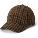 cappellino-curvo-marrone-regolabile-checked-wool-tweed-di-polo-ralph-lauren