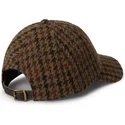 cappello-curvo-marrone-regolabile-in-lana-tweed-a-quadri-di-polo-ralph-lauren