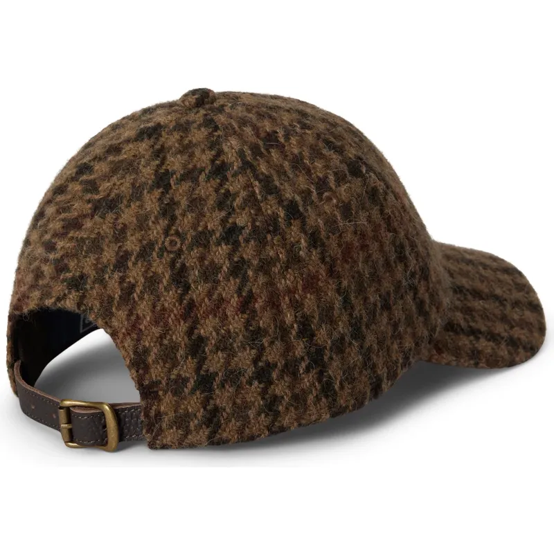cappellino-curvo-marrone-regolabile-checked-wool-tweed-di-polo-ralph-lauren