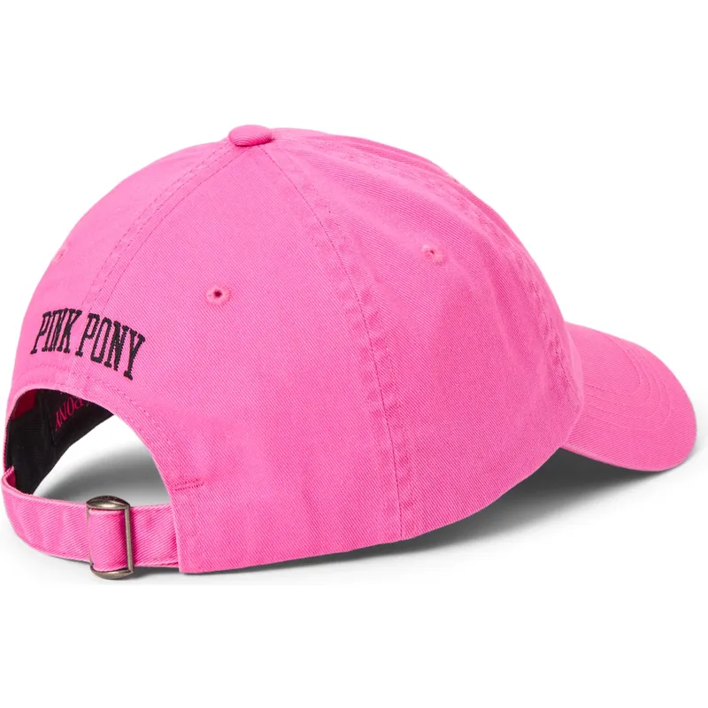 cappello-curvo-rosa-regolabile-pink-pony-twill-di-polo-ralph-lauren