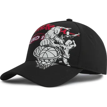 Cappellino curvo nero snapback Dunk Graffiti di AND1