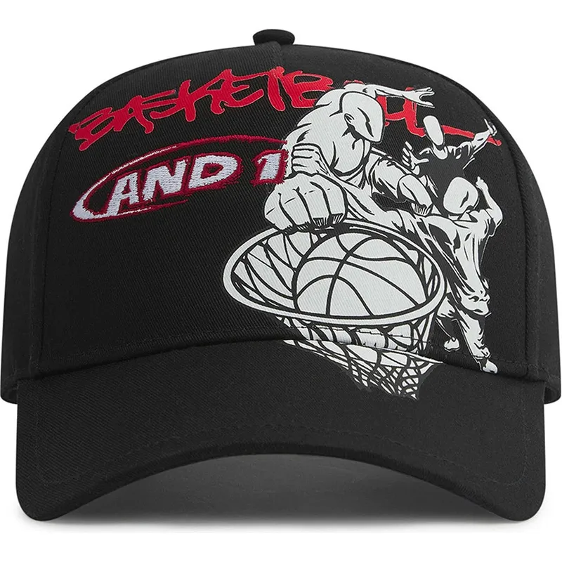 cappellino-curvo-nero-snapback-dunk-graffiti-di-and1