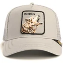 cappellino-trucker-grigio-lupo-maverick-howling-in-harmony-core-canvas-the-farm-di-goorin-bros