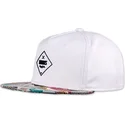 cappello-snapback-bianco-e-multicolore-con-visiera-piatta-rubber-aztek-di-djinns
