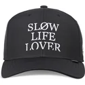 gorra-curva-nera-regolabile-truefit-slow-life-lover-di-djinns