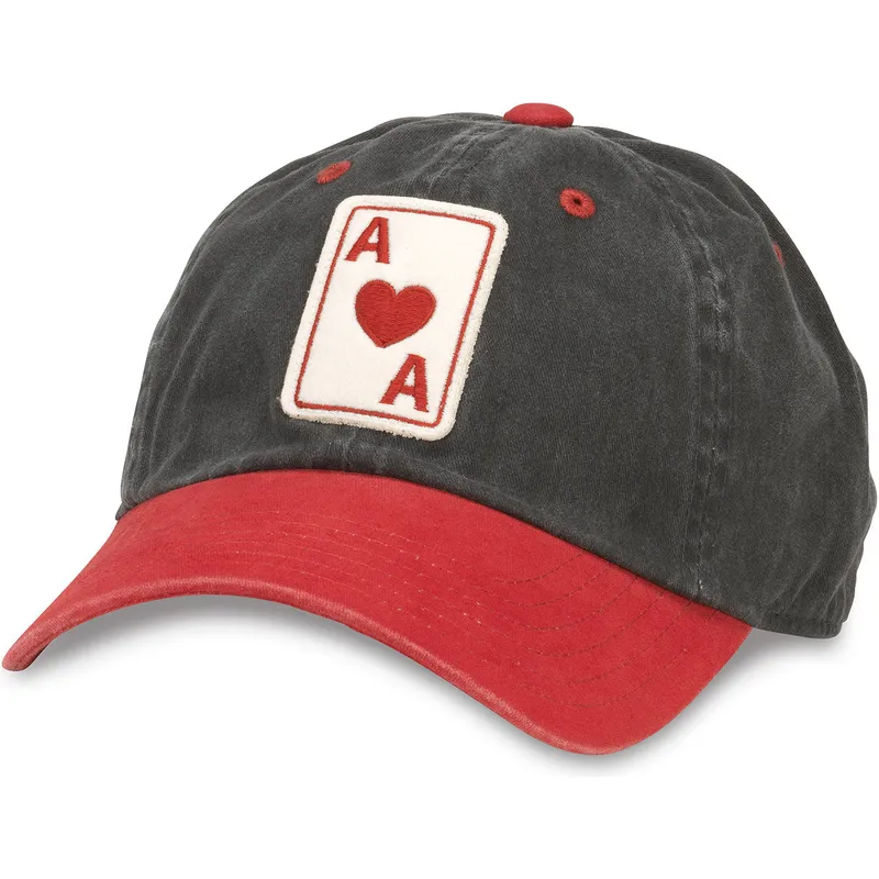 cappello-curvo-blu-navy-e-rosso-regolabile-anaheim-aces-archive-di-american-needle