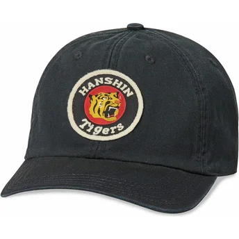 Cappellino curvo nero regolabile Hanshin Tigers Hepcat di American Needle