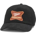 cappellino-curvo-nero-snapback-miller-high-life-roscoe-cord-di-american-needle